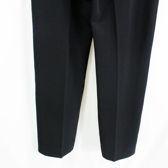 PHILLIPE ADEC Black Straight Leg Button Closure Dress Pants - Picture 8 of 9